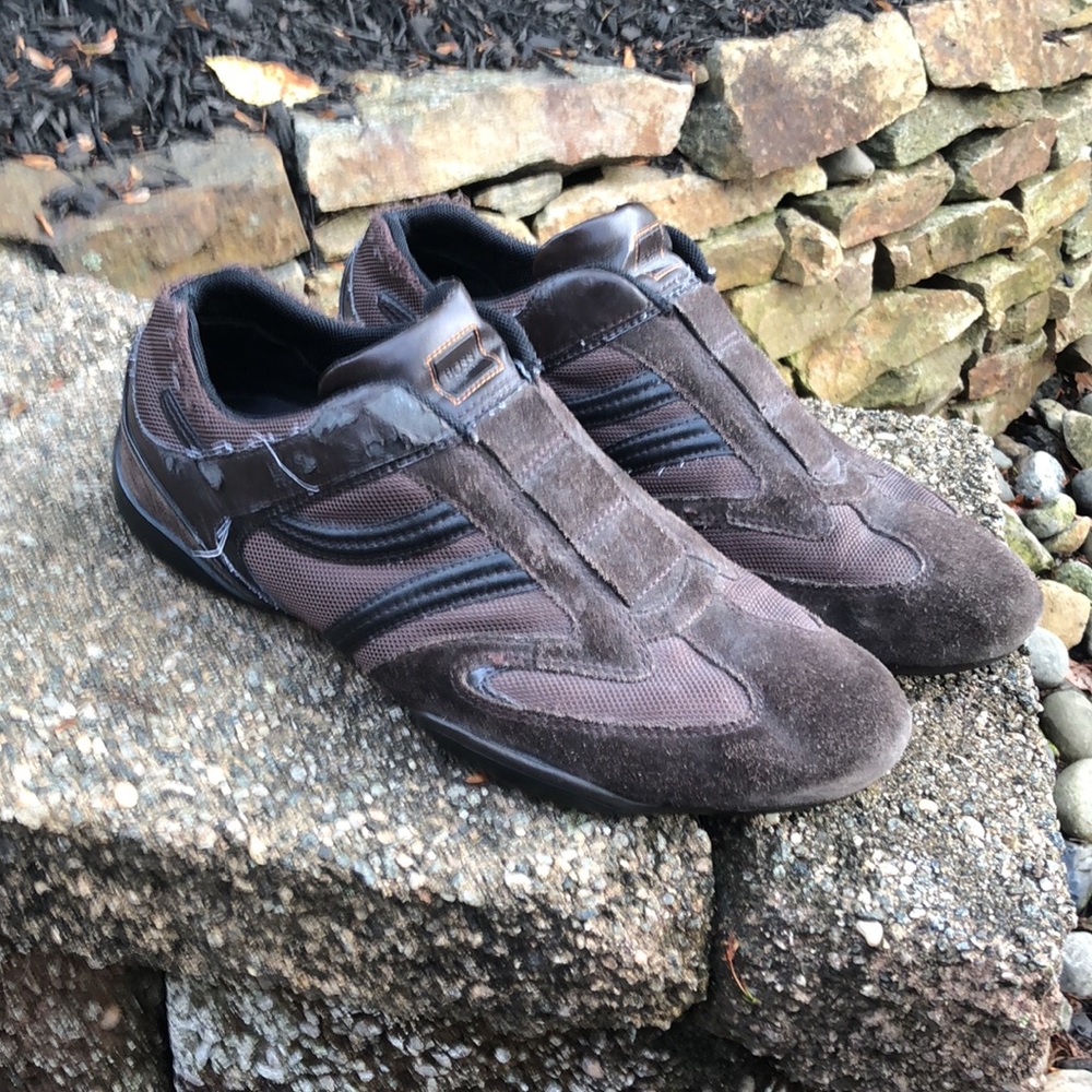 BOSS Orange Hugo No Lace Brown Suede & Leather 42